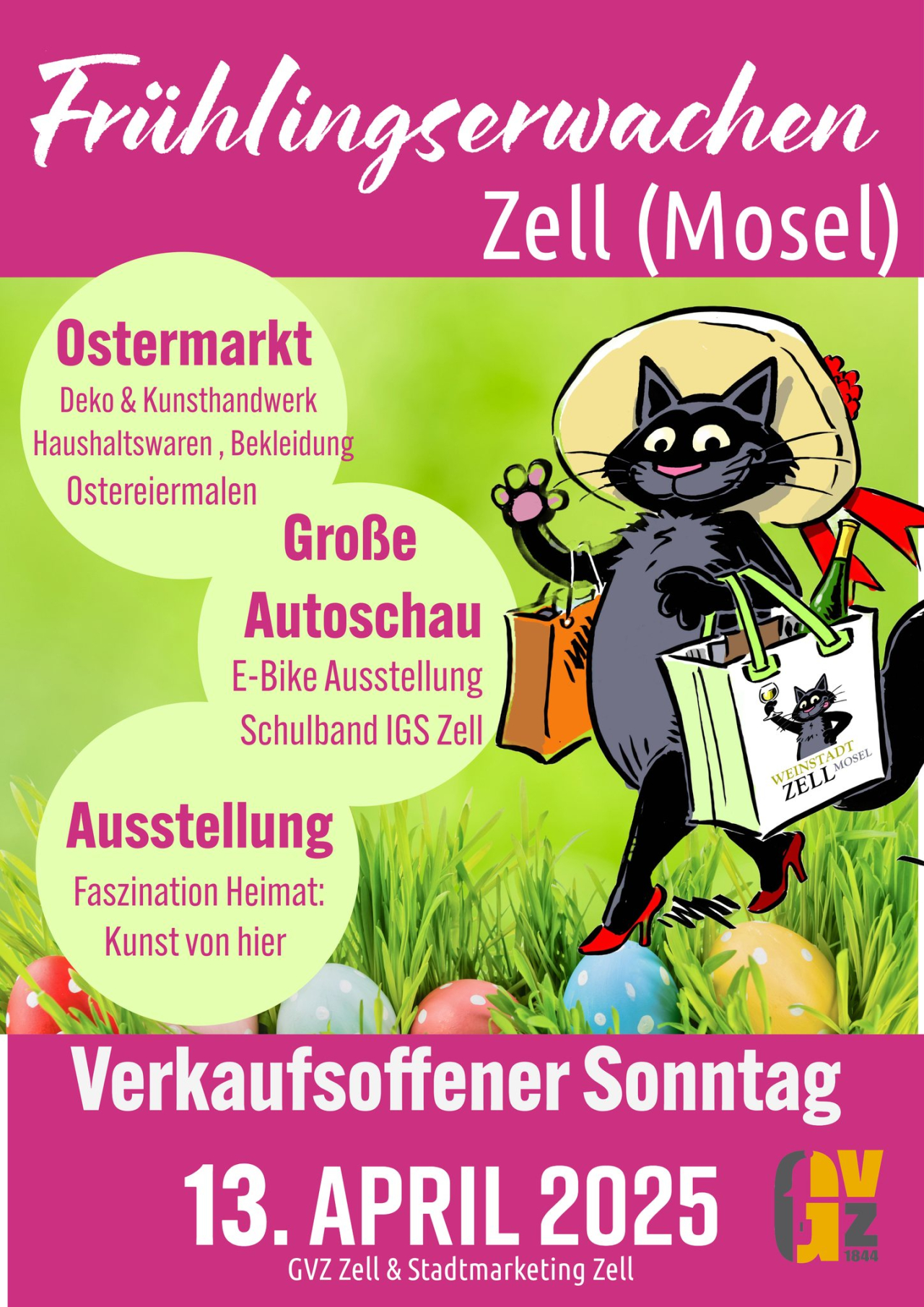 Verkaufsoffener Sonntag und Ostermarkt 2025.