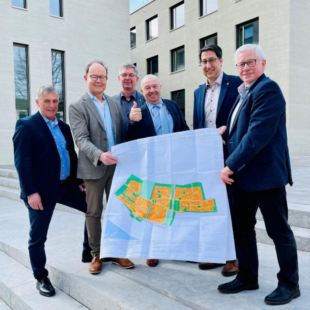 Präsentation des Planes zum Bauleitverfahren im Projekt Marina Weingarten.