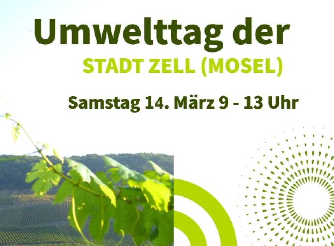 Termininfo Umwelttag Zell Mosel 2026.