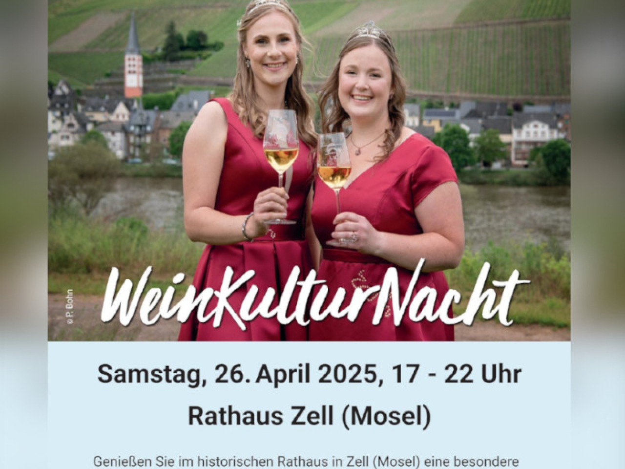 Vorschaubild WeinKulturNacht 2025 in Zell.