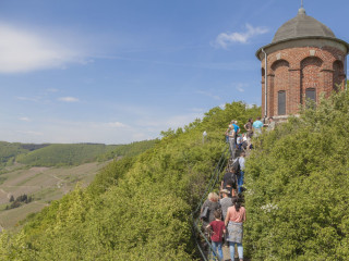 Blick von der Aussichtsplattform auf den Collis-Turm