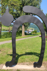 Der Katzenbogen unterhalb des alten Bahnhofs in Merl