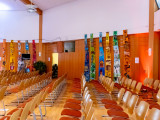 In der Stadthalle von Zell (Mosel)