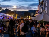Abendstimmung auf dem Zeller Weinfest