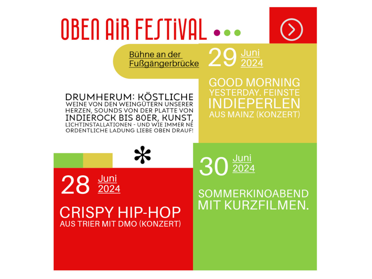 Weinfest Zell Mosel - Oben Air Festival.